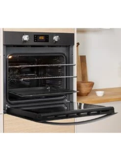Indesit IFW3841PIX Built-In 60cm Width, Electric Single Oven - Stainless Steel -Appliance Pro RECRN SQ6 0000000166 STAINLESS STEEL SLd4