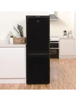 Indesit IBD5515B1 55cm Width Fridge Freezer - Black -Appliance Pro RECT6 SQ3 0000000004 BLACK SLd1