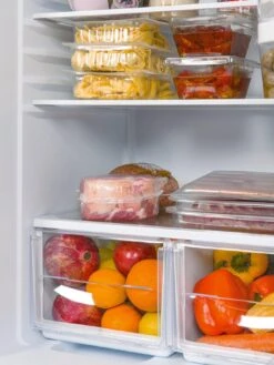 Indesit IBD5515B1 55cm Width Fridge Freezer - Black -Appliance Pro RECT6 SQ5 0000000004 BLACK SLd3