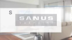 SANUS Vuepoint FLT1-B2 Tilt 32-70" TV Bracket  -Appliance Pro RHFRM SQ8 0000000004 BLACK DVvL