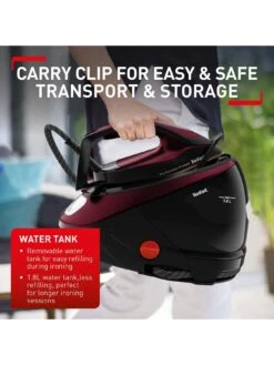 Tefal Steam Generator Iron 1.8L Pro Express Protect GV9230 -Appliance Pro RJ463 SQ6 0000000088 NO COLOR SLd4