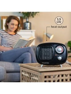 Russell Hobbs Retro PTC Heater RHRETPTC2001B -Appliance Pro RLFV6 SQ4 0000000099 N A SLd2