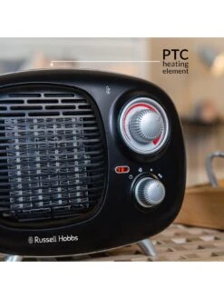 Russell Hobbs Retro PTC Heater RHRETPTC2001B -Appliance Pro RLFV6 SQ5 0000000099 N A SLd3
