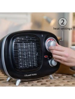 Russell Hobbs Retro PTC Heater RHRETPTC2001B -Appliance Pro RLFV6 SQ6 0000000099 N A SLd4
