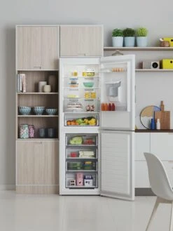 Indesit INFC8 50TI1 W AQUA 1 Total No Frost Fridge Freezer - White -Appliance Pro RMXQG SQ4 0000000013 WHITE SLd2