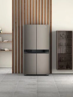 Hotpoint Active 4-Door HQ9U1BL Fridge Freezer - Black Stainless -Appliance Pro RMXQK SQ3 0000002515 BLACK STAINLESS STEEL SLd1