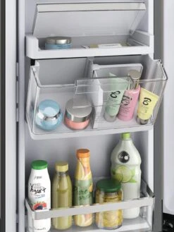 Hotpoint Active 4-Door HQ9U1BL Fridge Freezer - Black Stainless -Appliance Pro RMXQK SQ6 0000002515 BLACK STAINLESS STEEL SLd4