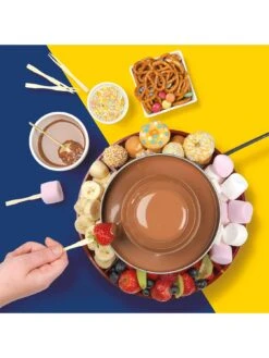 Giles & Posner Chocolate Fountain EK3428G with Fruit Tray And 100 Bamboo Skewers 11 Giles & Posner Chocolate Fountain EK3428G with Fruit Tray And 100 Bamboo Skewers -Appliance Pro RNQGD SQ4 0000000017 RED SLd2