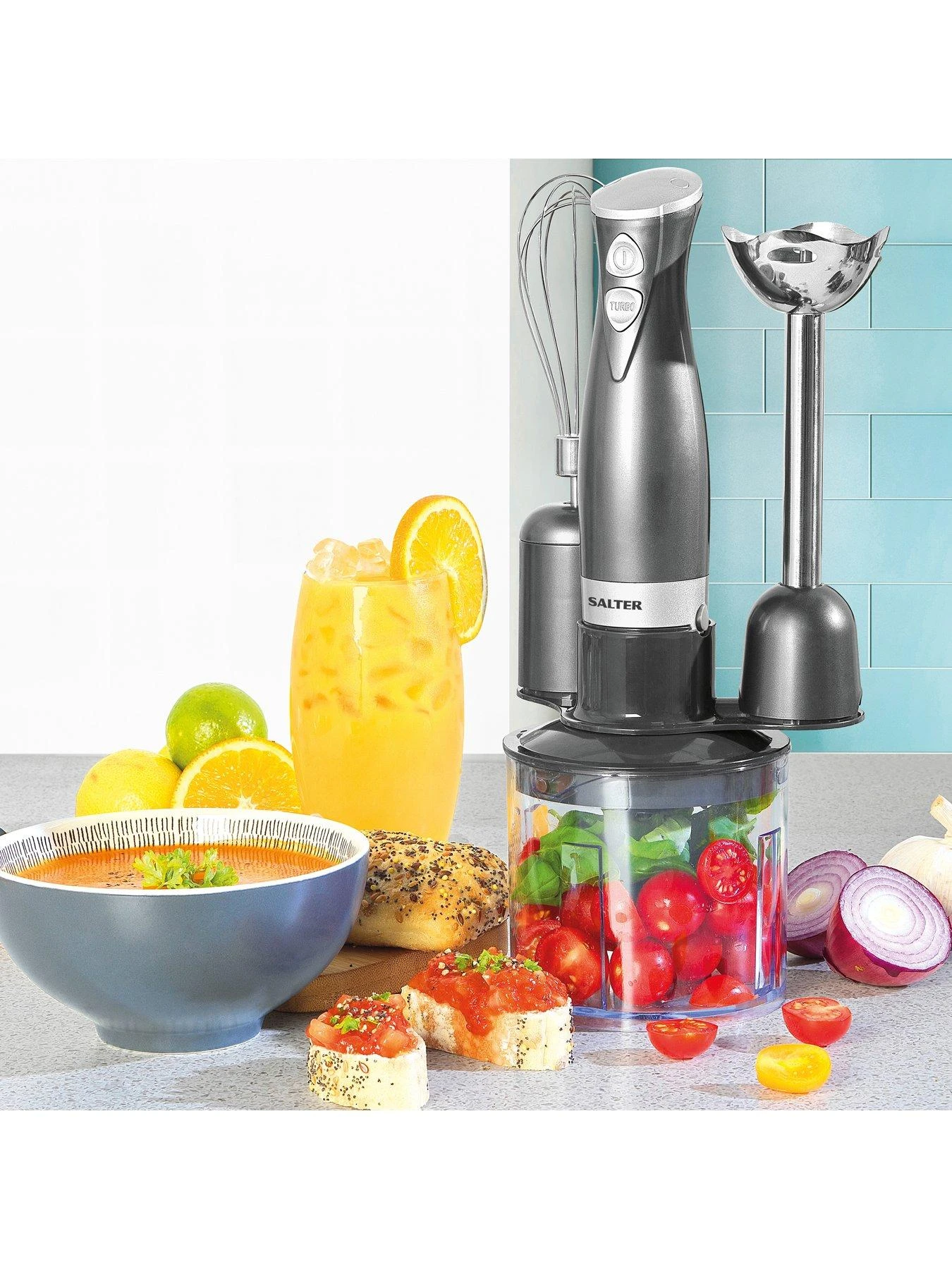 Salter Cosmos 3 In 1 Blender Set EK2827GUNMETAL 4 Salter Cosmos 3 In 1 Blender Set EK2827GUNMETAL - Image 2