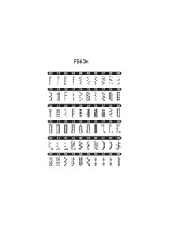 Brother FS60X Sewing Machine 11 Brother FS60X Sewing Machine -Appliance Pro RNQKX SQ3 0000000099 N A SLd1