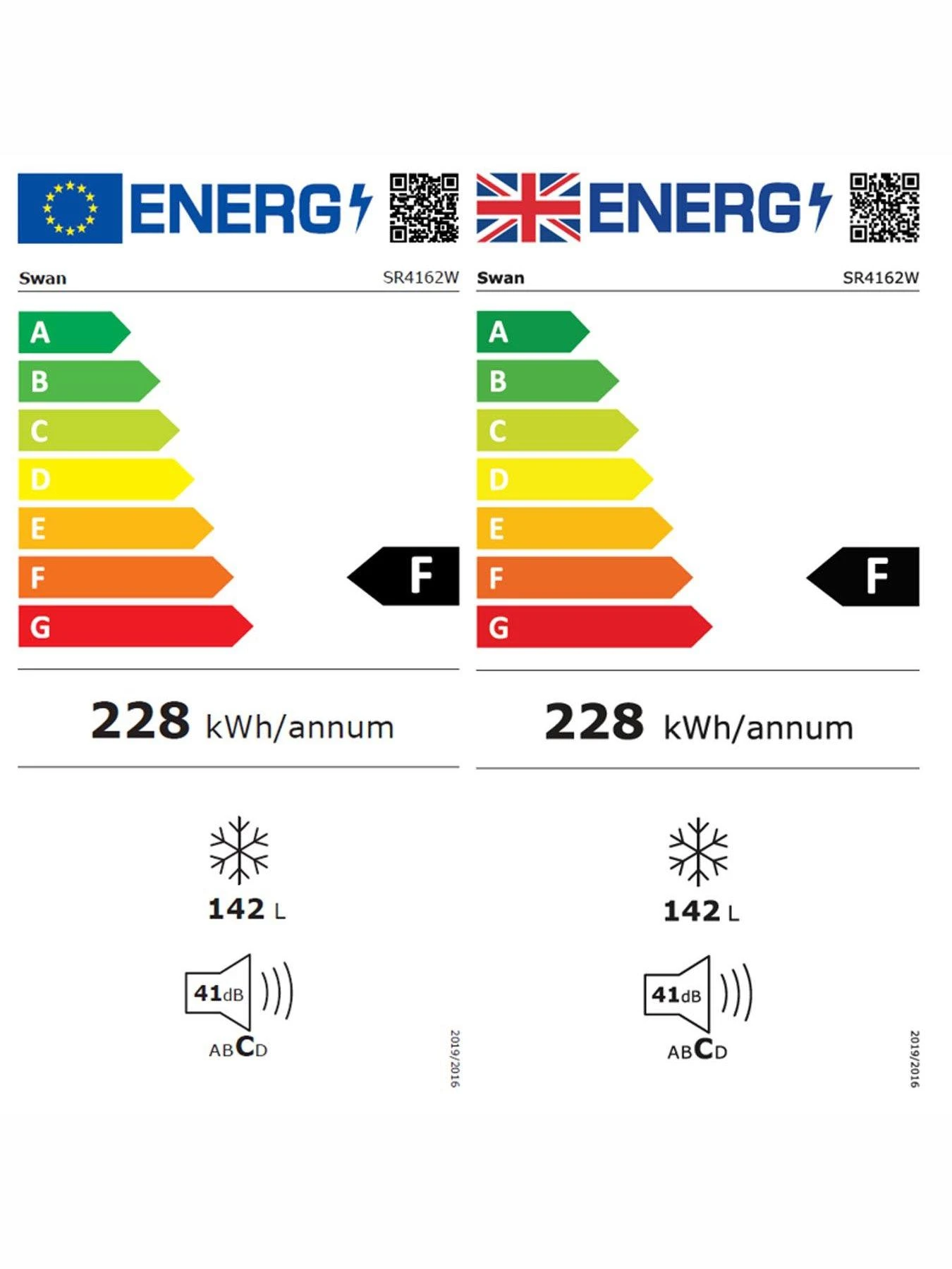 Swan SR4162W 142L Chest Freezer - White 5 Swan SR4162W 142L Chest Freezer - White - Image 3