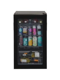 Russell Hobbs RHBC48B Under-Counter Mini Fridge Cooler - Black 16 Russell Hobbs RHBC48B Under-Counter Mini Fridge Cooler - Black -Appliance Pro RRCFF SQ7 0000000004 BLACK ICf