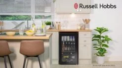 Russell Hobbs RHBC48B Under-Counter Mini Fridge Cooler - Black 17 Russell Hobbs RHBC48B Under-Counter Mini Fridge Cooler - Black -Appliance Pro RRCFF SQ8 0000000004 BLACK DVvL