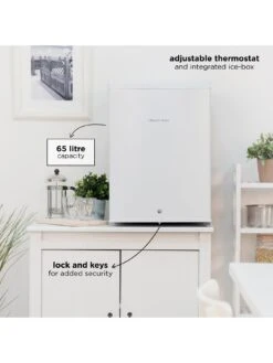 Russell Hobbs RHTTF67W-LCK Under Counter Mini Fridge Cooler - White 12 Russell Hobbs RHTTF67W-LCK Under Counter Mini Fridge Cooler - White -Appliance Pro RRCFH SQ3 0000000013 WHITE SLd1