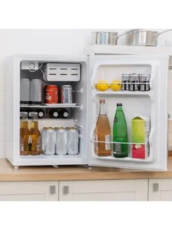 Russell Hobbs RHTTF67W-LCK Under Counter Mini Fridge Cooler - White 15 Russell Hobbs RHTTF67W-LCK Under Counter Mini Fridge Cooler - White -Appliance Pro RRCFH SQ6 0000000013 WHITE SLd4