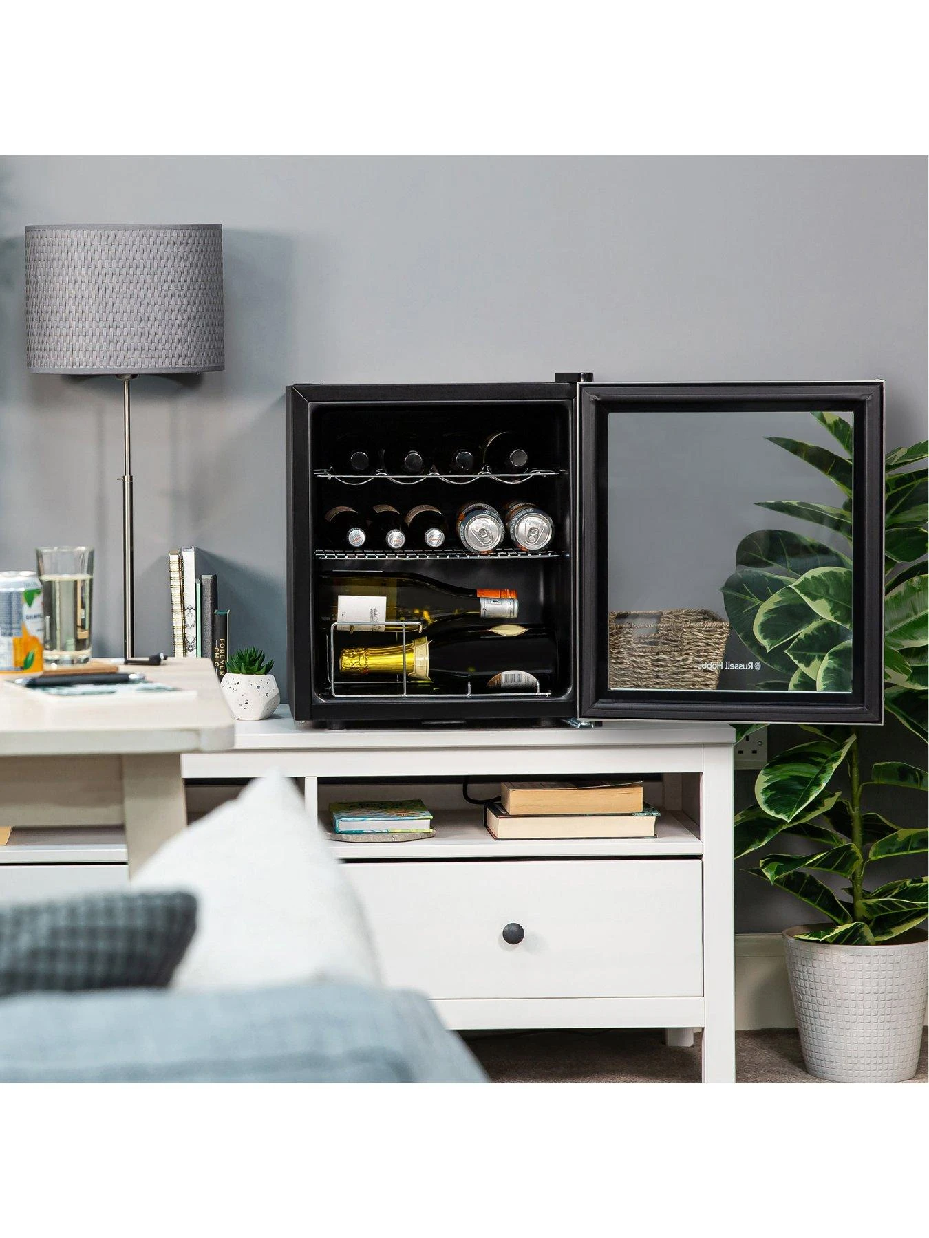 Russell Hobbs RHGWC3SS-C-LCK Beer & Wine Drinks Mini Fridge With Lock - Stainless Steel 7 Russell Hobbs RHGWC3SS-C-LCK Beer & Wine Drinks Mini Fridge With Lock - Stainless Steel - Image 5