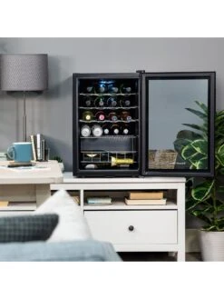 Russell Hobbs RHGWC4B-LCK  Beer & Wine Drinks Cooler With Lock- Black -Appliance Pro RRCFP SQ4 0000000004 BLACK SLd2