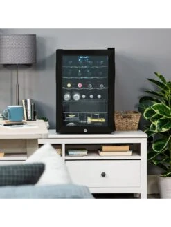 Russell Hobbs RHGWC4B-LCK  Beer & Wine Drinks Cooler With Lock- Black -Appliance Pro RRCFP SQ5 0000000004 BLACK SLd3