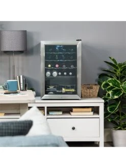 Russell Hobbs RHGWC4SS-LCK Beer & Wine Drinks Cooler With Lock- Stainless Steel -Appliance Pro RRCFQ SQ5 0000000035 SILVER SLd3