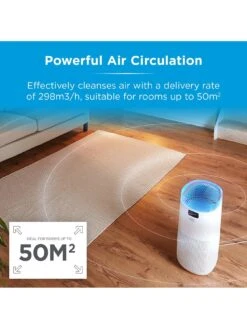 Black & Decker BXAP62002GB Air Purifier With Air Quality Sensor, 8-Hour Timer, White 11 Black & Decker BXAP62002GB Air Purifier With Air Quality Sensor, 8-Hour Timer, White -Appliance Pro RTEEG SQ4 0000000099 N A SLd2