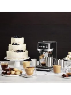Sage Bambino Plus Espresso Machine - Black Truffle -Appliance Pro RTWAP SQ6 0000000088 NO COLOR SLd4