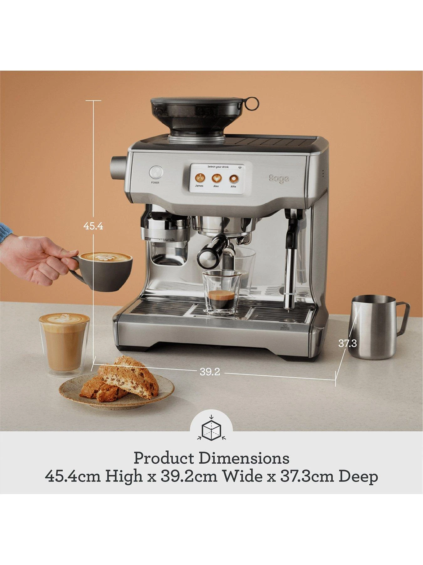 Sage Oracle Touch Coffee Machine 5 Sage Oracle Touch Coffee Machine - Image 3