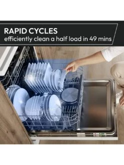 Hoover HDPH 2D1049B 10-Place Slimline Dishwasher - Black -Appliance Pro RVC4L SQ2 0000000004 BLACK SLd