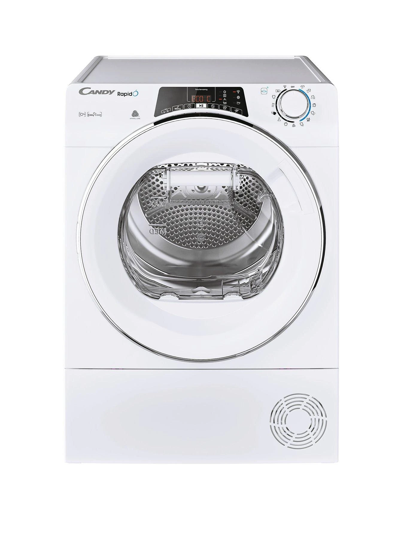 Candy Rapido ROE H10A2TCE 10kg Heat Pump Tumble Dryer, A++ Rated, With Wi-fi Connectivity - White 3 Candy Rapido ROE H10A2TCE 10kg Heat Pump Tumble Dryer, A++ Rated, With Wi-fi Connectivity - White