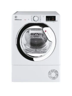 Hoover H-DRY 300 HLE C10DCE-80 10kg Condenser Tumble Dryer, with Wi-fi Connectivity - White