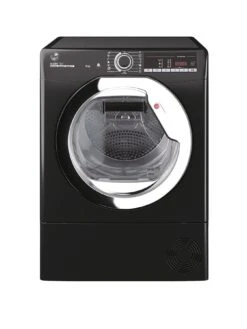Hoover H-DRY 300 HLE C9TCEB-80 9kg Condenser Tumble Dryer, with Wi-fi Connectivity - Black