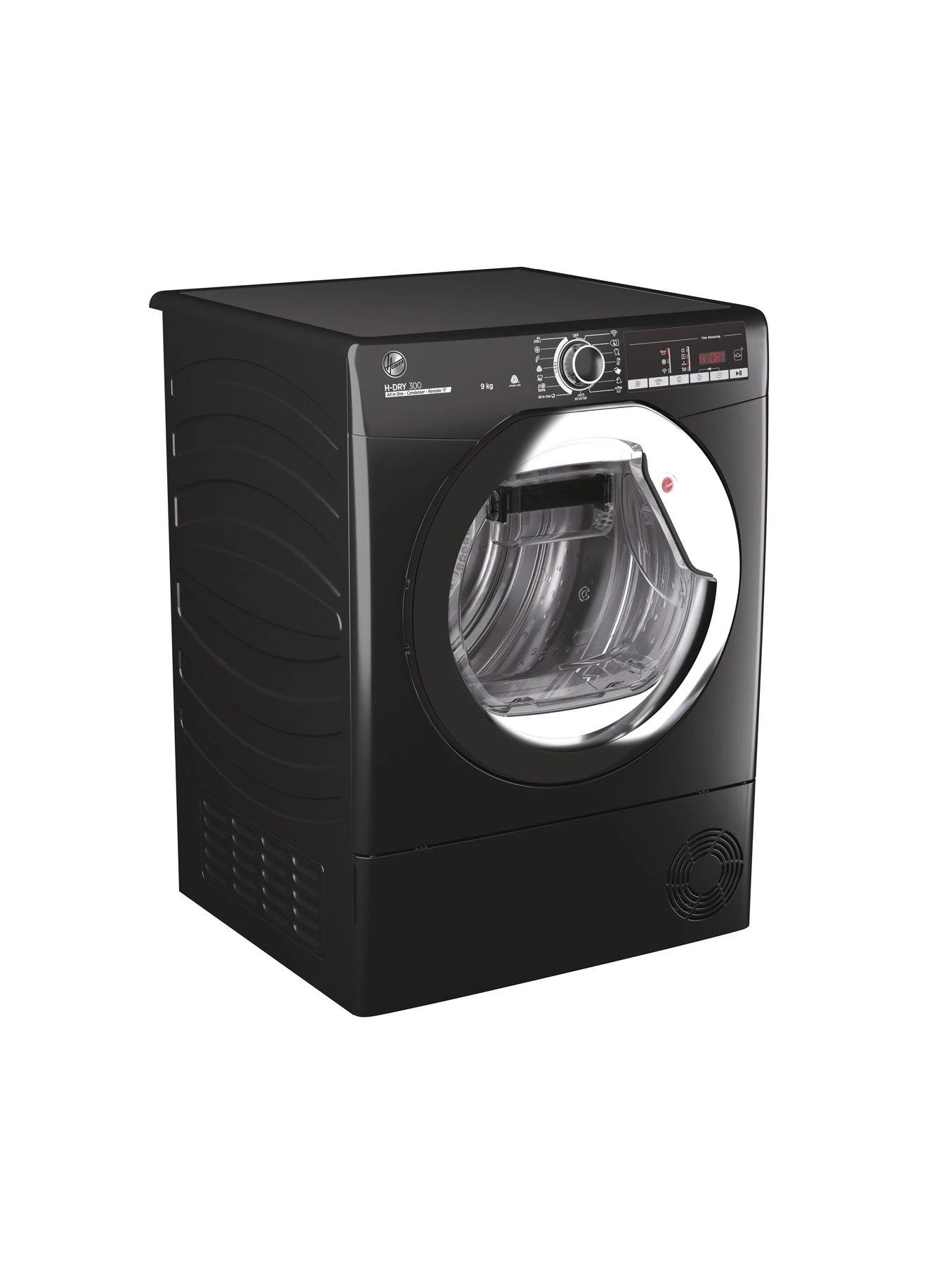 Hoover H-DRY 300 HLE C9TCEB-80 9kg Condenser Tumble Dryer, with Wi-fi Connectivity - Black 5 Hoover H-DRY 300 HLE C9TCEB-80 9kg Condenser Tumble Dryer, with Wi-fi Connectivity - Black - Image 3