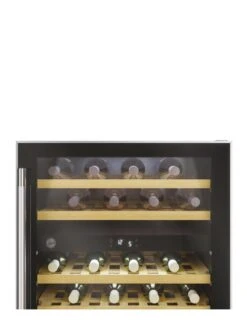 Hoover HWCB 60 UK/N Wine Cooler, 46 Bottle Capacity - Black -Appliance Pro T4DPK SQ3 0000000004 BLACK SLd1