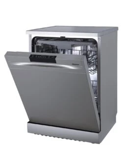 Hisense HS620D10XUK 14-Place Fullsize Dishwasher - Stainless Steel -Appliance Pro T6QGJ SQ2 0000000166 STAINLESS STEEL SLd