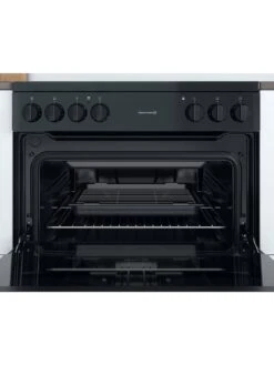 Indesit ID67V9KMB 60cm Wide Double Oven Electric Cooker With Ceramic Hob - Black 13 Indesit ID67V9KMB 60cm Wide Double Oven Electric Cooker With Ceramic Hob - Black -Appliance Pro T766C SQ6 0000000004 BLACK SLd4