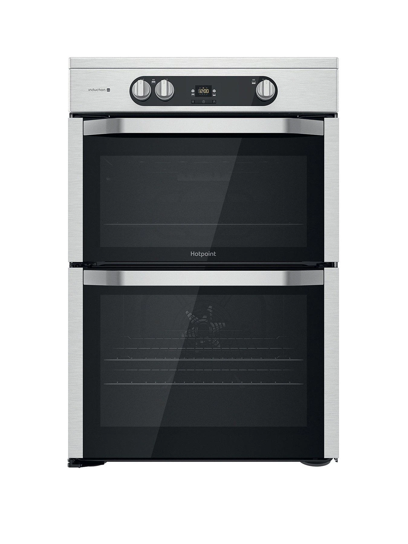 Hotpoint HDM67I9H2CX 60cm Wide Double Oven Electric Cooker With Induction Hob - Stainless Steel 3 Hotpoint HDM67I9H2CX 60cm Wide Double Oven Electric Cooker With Induction Hob - Stainless Steel