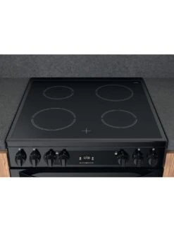 Hotpoint HDM67V92HCB 60cm Wide Double Oven Electric Cooker With Ceramic Hob - Black 12 Hotpoint HDM67V92HCB 60cm Wide Double Oven Electric Cooker With Ceramic Hob - Black -Appliance Pro T766H SQ5 0000000004 BLACK SLd3