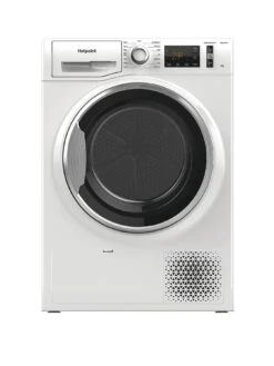 Hotpoint NTM118X3XBUK 8kg Load Heat Pump Tumble Dryer - White