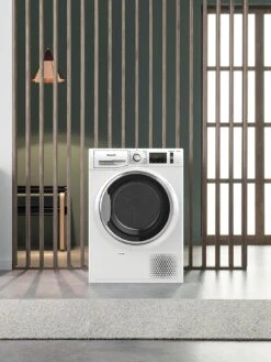 Hotpoint NTM118X3XBUK 8kg Load Heat Pump Tumble Dryer - White -Appliance Pro T766U SQ3 0000000013 WHITE SLd1