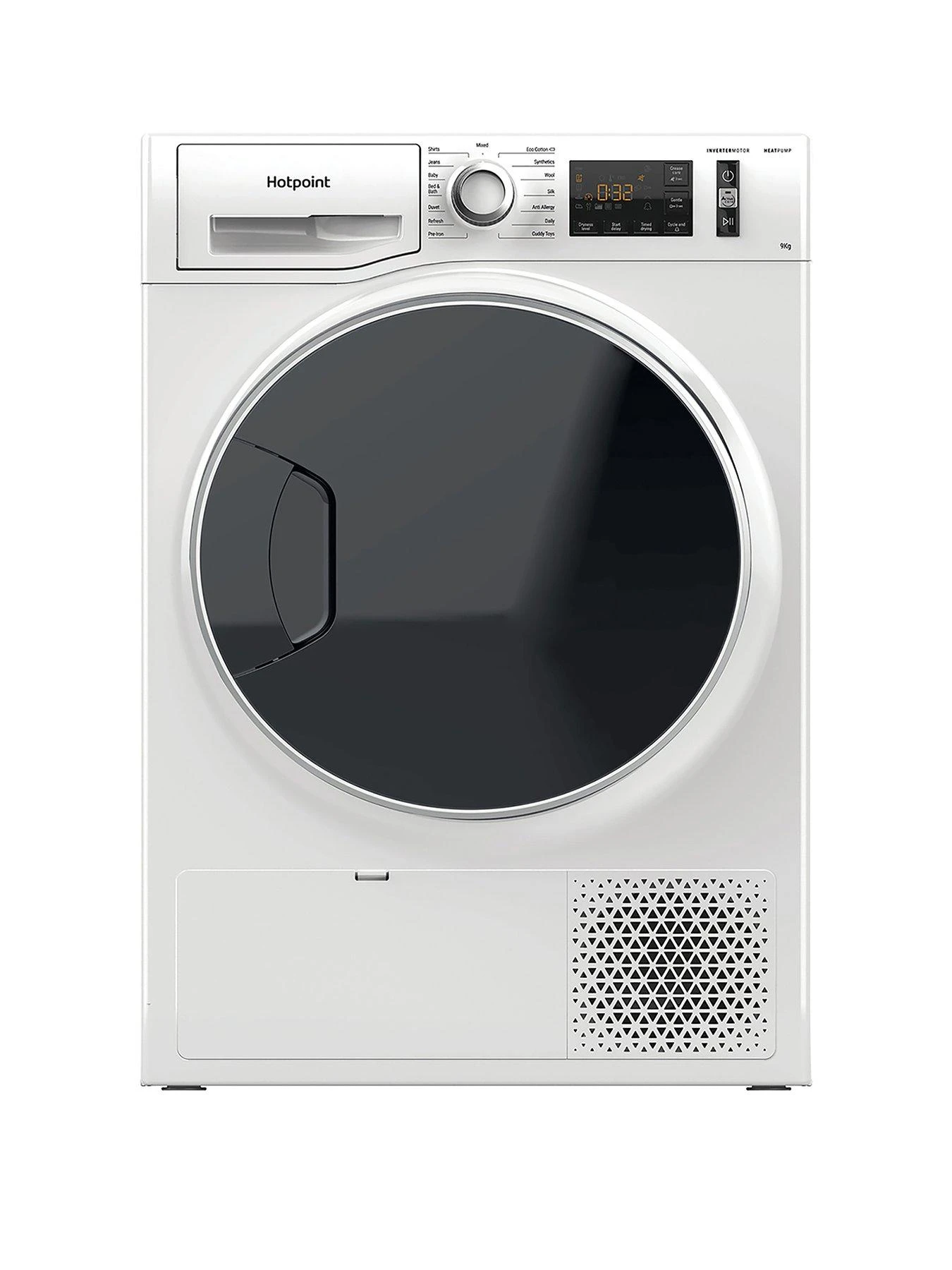 Hotpoint NTM119X3EUK 9kg Load Heat Pump Tumble Dryer - White 3 Hotpoint NTM119X3EUK 9kg Load Heat Pump Tumble Dryer - White