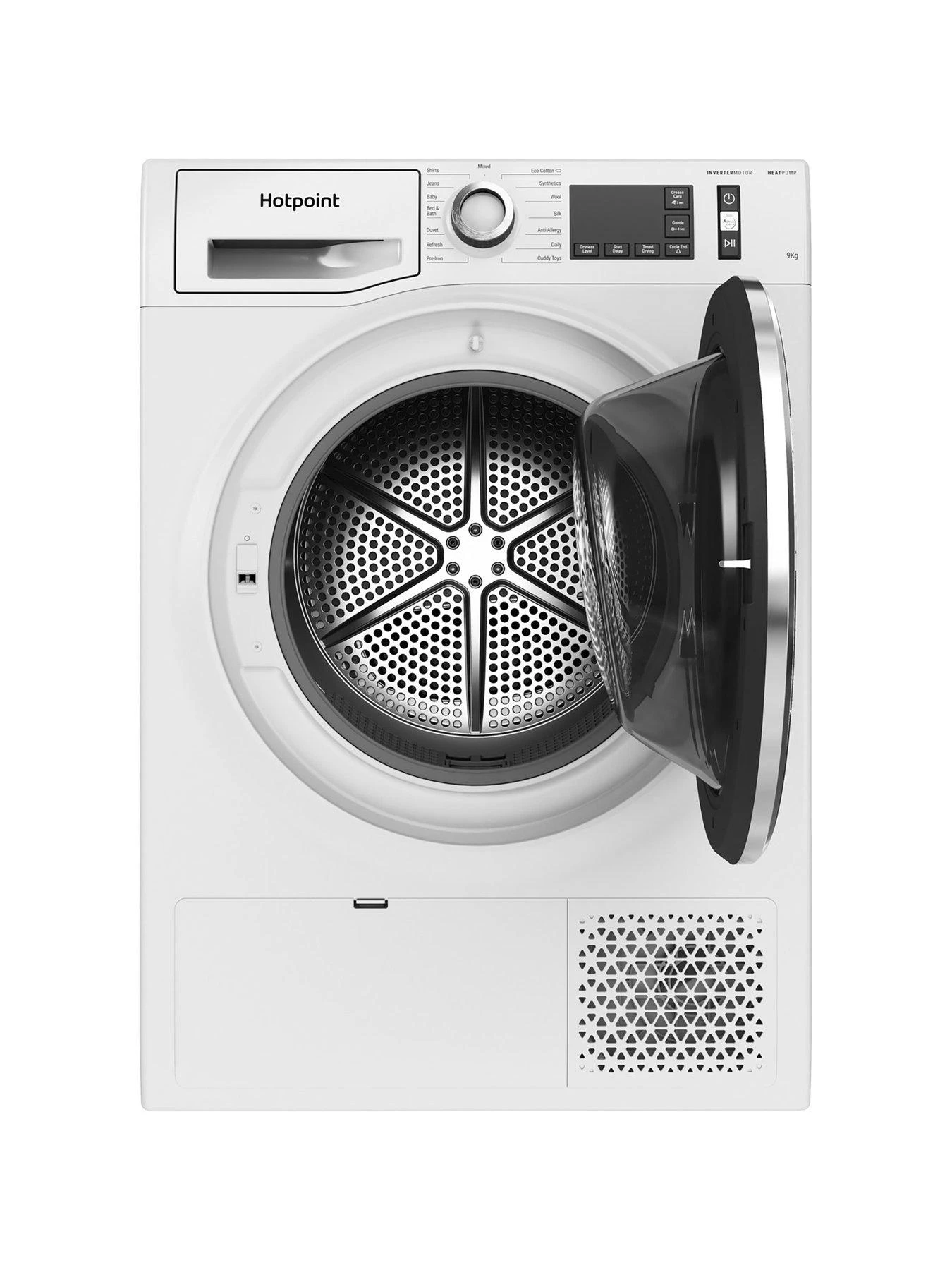 Hotpoint NTM119X3EUK 9kg Load Heat Pump Tumble Dryer - White 4 Hotpoint NTM119X3EUK 9kg Load Heat Pump Tumble Dryer - White - Image 2