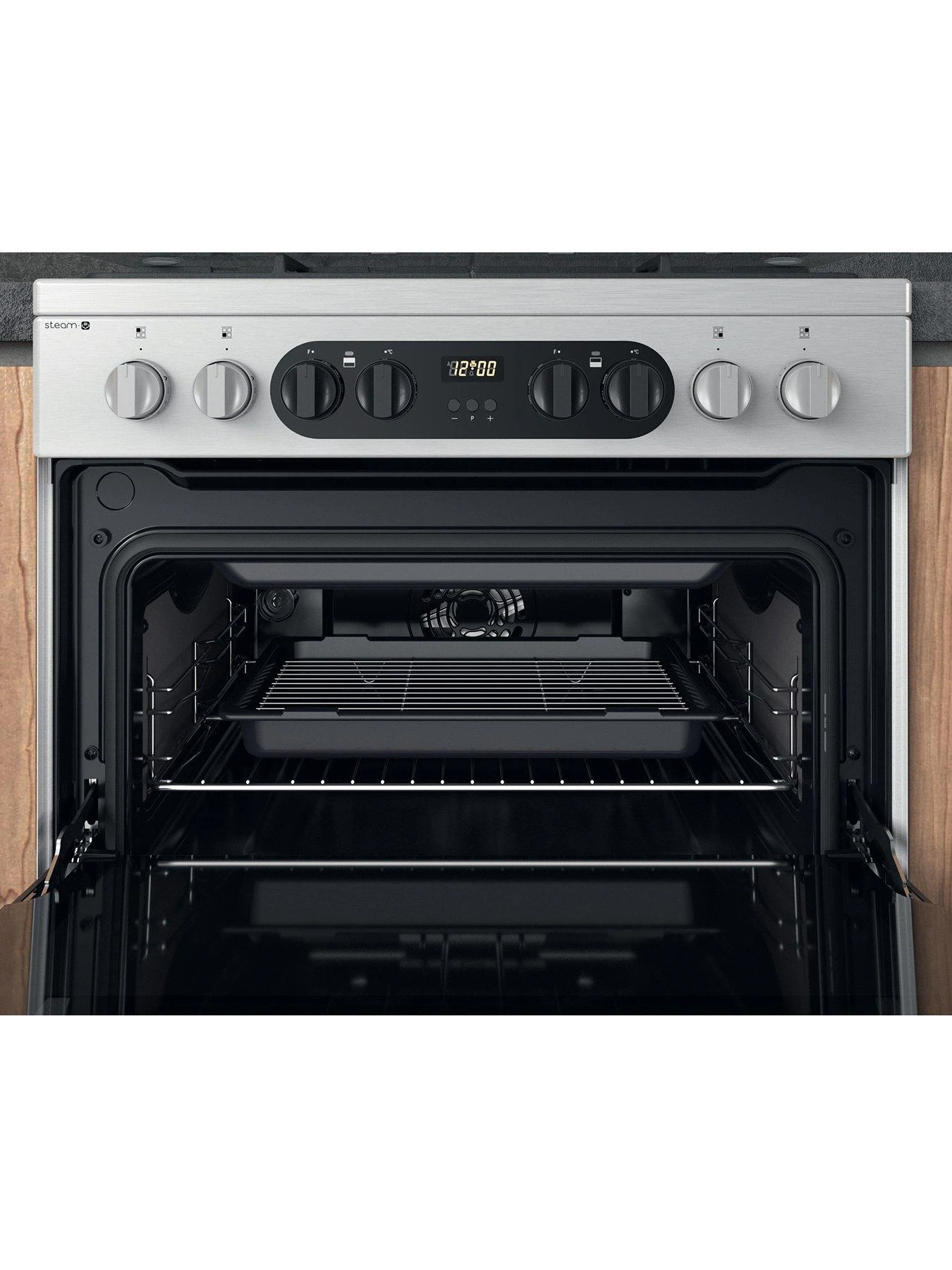 Hotpoint HDM67G8C2CX DUAL FUEL DOUBLE Freestanding COOKER 8 Hotpoint HDM67G8C2CX DUAL FUEL DOUBLE Freestanding COOKER - Image 6