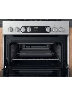 Hotpoint HDM67G9C2CX Freestanding Dual Fuel Double Oven Cooker -Appliance Pro T7696 SQ6 0000000166 STAINLESS STEEL SLd4