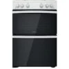 Indesit ID67G0MCW Freestanding Double Oven Gas Cooker -Appliance Pro T76AW SQ1 0000000013 WHITE SLf