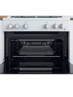 Indesit ID67G0MCW Freestanding Double Oven Gas Cooker -Appliance Pro T76AW SQ6 0000000013 WHITE SLd4
