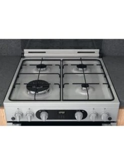 Hotpoint HDM67G0C2CX 60cm Wide Freestanding Double Oven Gas Cooker -Appliance Pro T76C7 SQ5 0000000166 STAINLESS STEEL SLd3