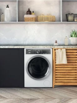 Hotpoint H8W946WBUK 9kg Load, 1400rpm Spin Washing Machine - White -Appliance Pro T76CK SQ3 0000000013 WHITE SLd1