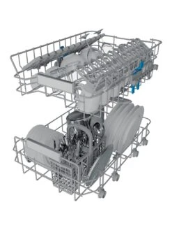 Indesit DSIO3T224EZUKN 10-Place Slimline Integrated Dishwasher - Silver -Appliance Pro T7CK7 SQ5 0000000035 SILVER SLd3