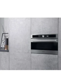 Hotpoint MD554IXH 60cm Wide Built-in Microwave With Grill - Stainless Steel -Appliance Pro T7CM7 SQ3 0000000166 STAINLESS STEEL SLd1