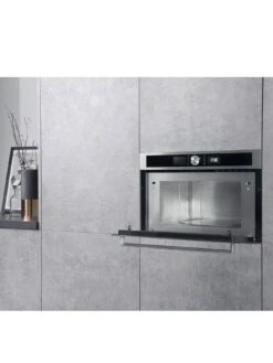 Hotpoint MD554IXH 60cm Wide Built-in Microwave With Grill - Stainless Steel -Appliance Pro T7CM7 SQ4 0000000166 STAINLESS STEEL SLd2