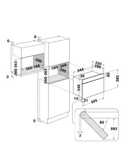 Indesit MWI5213IX 60cm Wide Built-in Microwave With Grill - Stainless Steel 15 Indesit MWI5213IX 60cm Wide Built-in Microwave With Grill - Stainless Steel -Appliance Pro T7CMF SQ7 0000000166 STAINLESS STEEL ICf